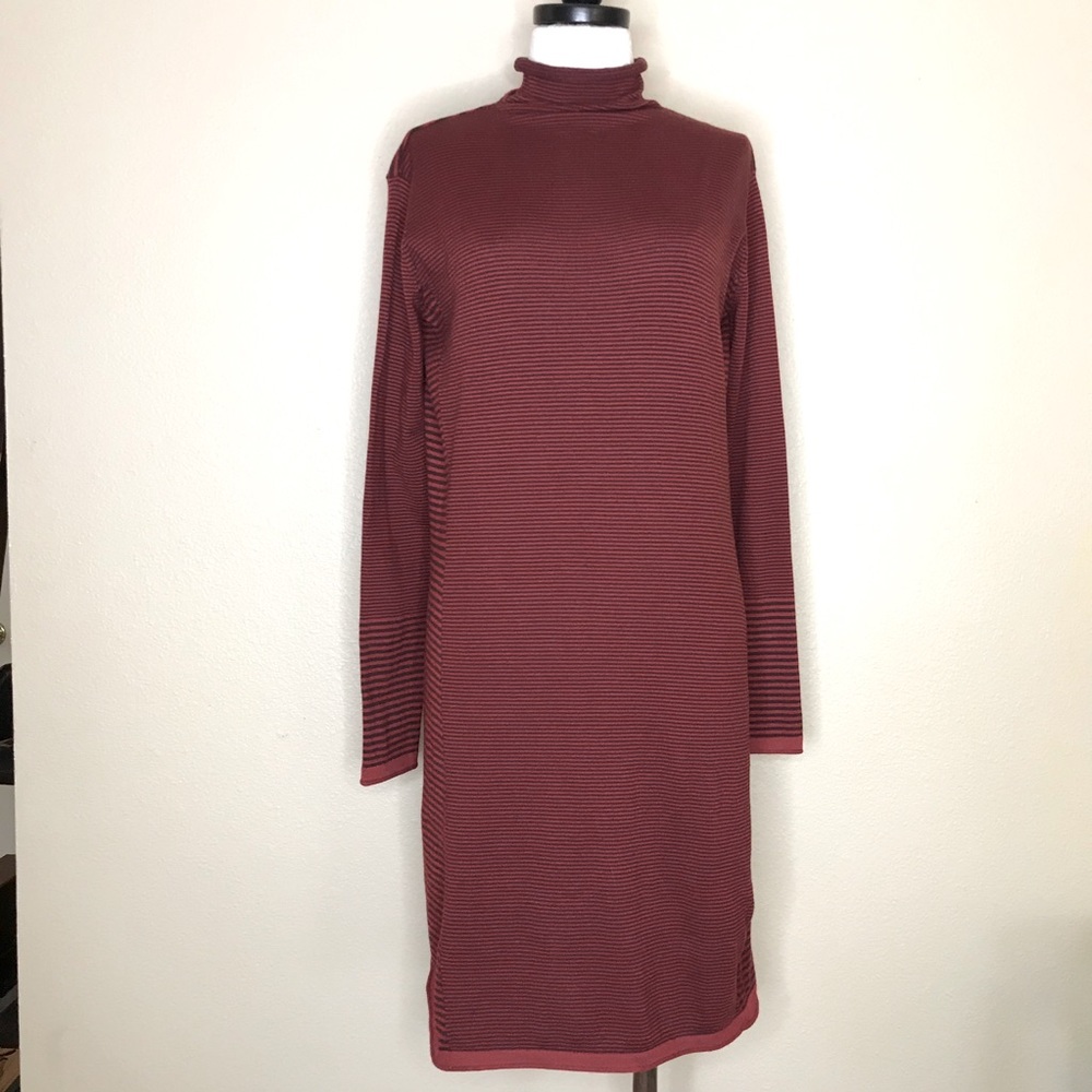 TITLE NINE Long sleeve Striped knit Dress